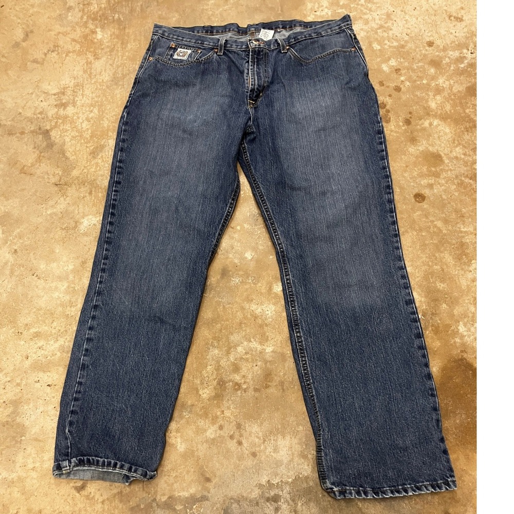 Cinch Up Mens Blue Jeans 42x34 Medium Wash‎ Straight Leg Denim MB92834013